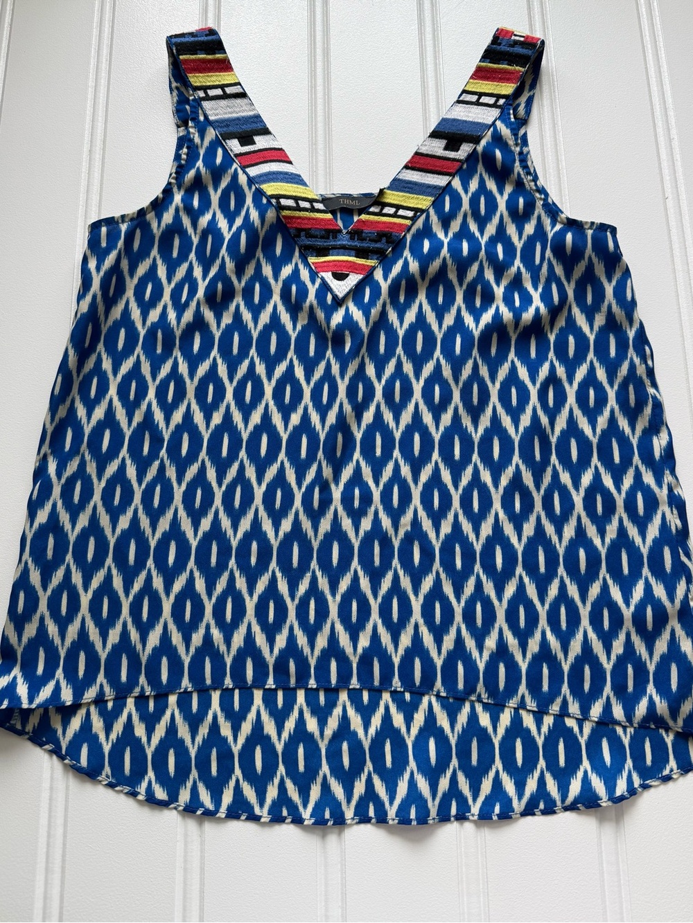 THML Anthropologie Top Womens Sleeveless Blouse Medium 3195